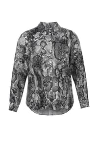 frapp - Bluse Große Größen - black multicolor