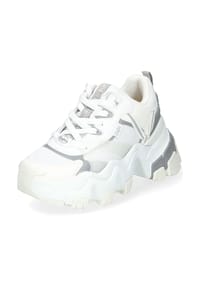 Buffalo - Lederimitat/Textil Sneaker - Weiß/Grau