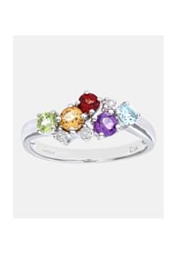 Diamant L'eternel - Ring, mit 0.06 ct Diamant, 375 Weißgold - white gold