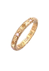 HAZE & GLORY - Ring Smaragd - Reach For The Stars 375 Gelbgold - Gold