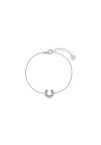 s.Oliver - Armband - aus Silber mit Regenbogenhufeisen - silber