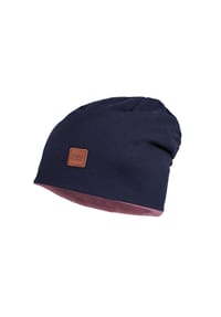 maximo® - KIDS-Beanie short, reversible - anthrazitmeliert/hellgrün