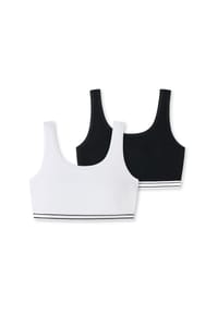 SCHIESSER - Bustier 95/5 Organic Cotton - schwarz