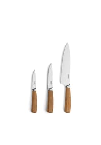 kuppels - 3-tlg. Küchenmesser Set Wood - holz
