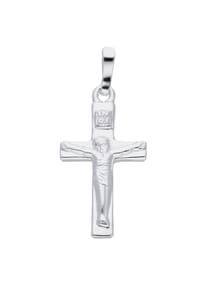 Adelia's - Damen Silber Schmuck 925 Silber Kreuz Anhänger Korpus - silber