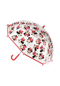 Disney - Disney Minnie Kinder Regenschirm Ø 71 cm Bubble Schirm manuell leicht - Mehrfarbig 61x10 cm