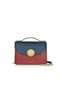 LePARMENTIER PARIS New Ondina Color Block Flap Top Satchel Bag Bild 1