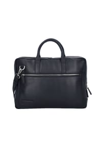PLEVIER® Vintage - Vintage London Aktentasche RFID Schutz Leder 41 cm Laptopfach - schwarz
