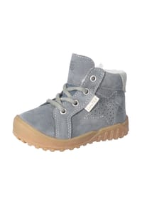 PEPINO® - Leder Stiefelette - Grau/Grün