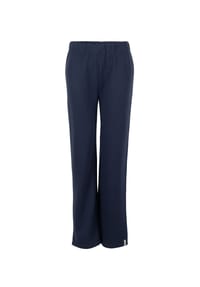 ROADSIGN® australia - Damen Leggings Comfort Flare weites Hosenbein, elastische Bundverarbeitung, Interlock Jersey - navy