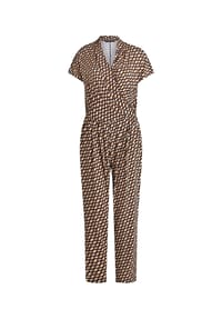 BETTY BARCLAY - Jumpsuit, V-Ausschnitt, für Damen - 8876 D.BLUE/BROWN