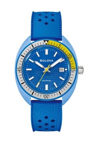 BULOVA PERFORMANCE SNORKEL - Herren Armbanduhr "98B445" - BLAU