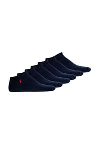 RALPH LAUREN Herren Sneakersocken, 6er Pack - GHOST PED PP-SOCKS-6-PACK, Logo, One Size Bild 1