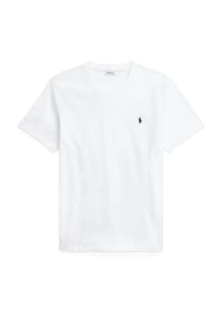 POLO RALPH LAUREN - Schlafanzug-Oberteil, Baumwolle, Rundhals-Ausschnitt, für Herren - 4 WHITE