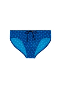 HOM - Badeslips Trinacria, Tunnelzug, für Herren - 40I0RA NAVY PRINT