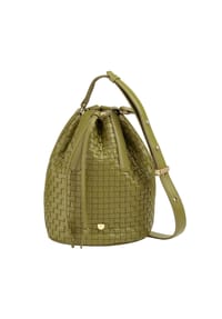 DuDu Filicudi M. - Filicudi M. Beuteltasche Leder 19 cm - black rose