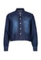 zero Jeanshemd, Blusenkragen, für Damen Bild 1