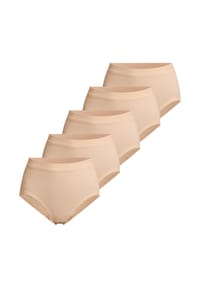 ESGE - Taillenslip 5er-Pack Basic - Feinripp - Beige