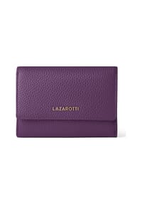 LAZAROTTI Bologna Leather - Bologna Leather Geldbörse Leder 14 cm - black