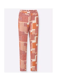 Witt - Druck-Hose - champagner-papaya-bedruckt