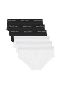 Marc O'Polo - Panty 6er Pack Essentials - Schwarz