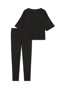 Marc O'Polo - Schlafanzug Cotton - Schwarz