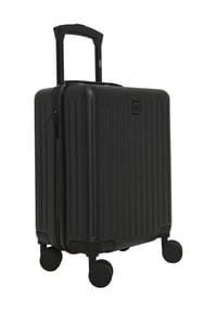 GLOBETROTTER LÖCKNITZ - 4 Doppelrollen Kabinentrolley S - BLACK