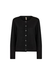SOYACONCEPT - Strickjacke Orlean 2, Knopfleiste, für Damen - 9999 BLACK