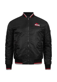 LONSDALE™ - Herren Jacke schmale Passform CAREY - Black/Red/White