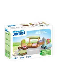 playmobil® - Junior - Bio-Marktstand & Gabelstapler 71691 - 