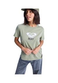 ROXY - T-Shirt Ocean Road Art Oil Green - grün