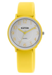 RAPTOR Raptor - Damen Quarz Armbanduhr Flavia mit Silikonarmband - 3 ATM - Mineralglas - blau-weiß #1