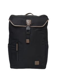 GALERIA - Daypack, Leder, Steckverschluss - BLACK & KHAKI