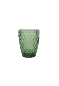 Medard de Noblat - 6 Stück Trinkglas Diamond - grün