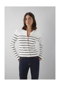 mavi - Strickjacke, Knopfleiste, für Damen - 91585 COFFEE BEAN