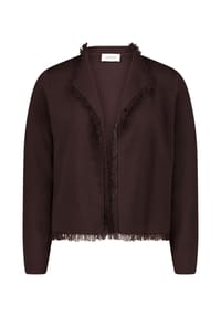 CARTOON - Cardigan, Fransen, für Damen - 7350 BLACK COFFEE