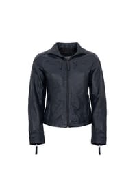 7eleven - Damen Lederjacke Lammnappa navy - navy