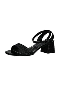 Buffalo - Lederimitat Sandalen - Schwarz/Silber