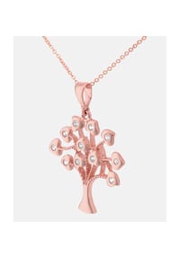 Diamant L'eternel - Kette mit Anhänger, mit Zirkonia, 375 Roségold - rose gold