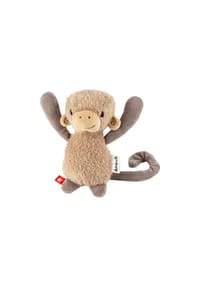 sigikid® - Plüschtier Spielfigur Affi klein Figur aus dem Buch ANOUK ,  für Kleinkinder und Kinder - beige
