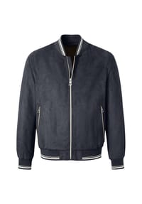 redpoint - Modern Fit Microvelours Sommerjacke TED - dk. blue