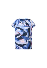 CECIL - Shirtbluse, Split-Neck, für Damen - 36715 BLUE