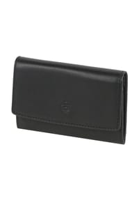 Esquire Logo - Logo Geldbörse I Leder 9,5 cm - schwarz