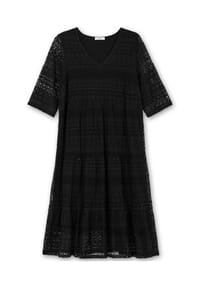 sheego - Spitzenkleid - schwarz