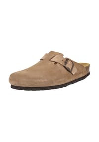 ROHDE - Veloursleder Pantoletten - Camel