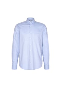 seidensticker - Flanellhemd Schwarze Rose - Light Blue (0011)