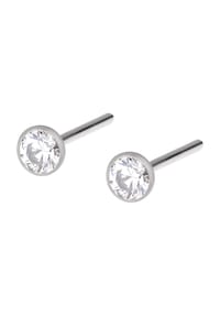 ERNSTES DESIGN - Damen Ohrstecker, Edelstahl - SILBER