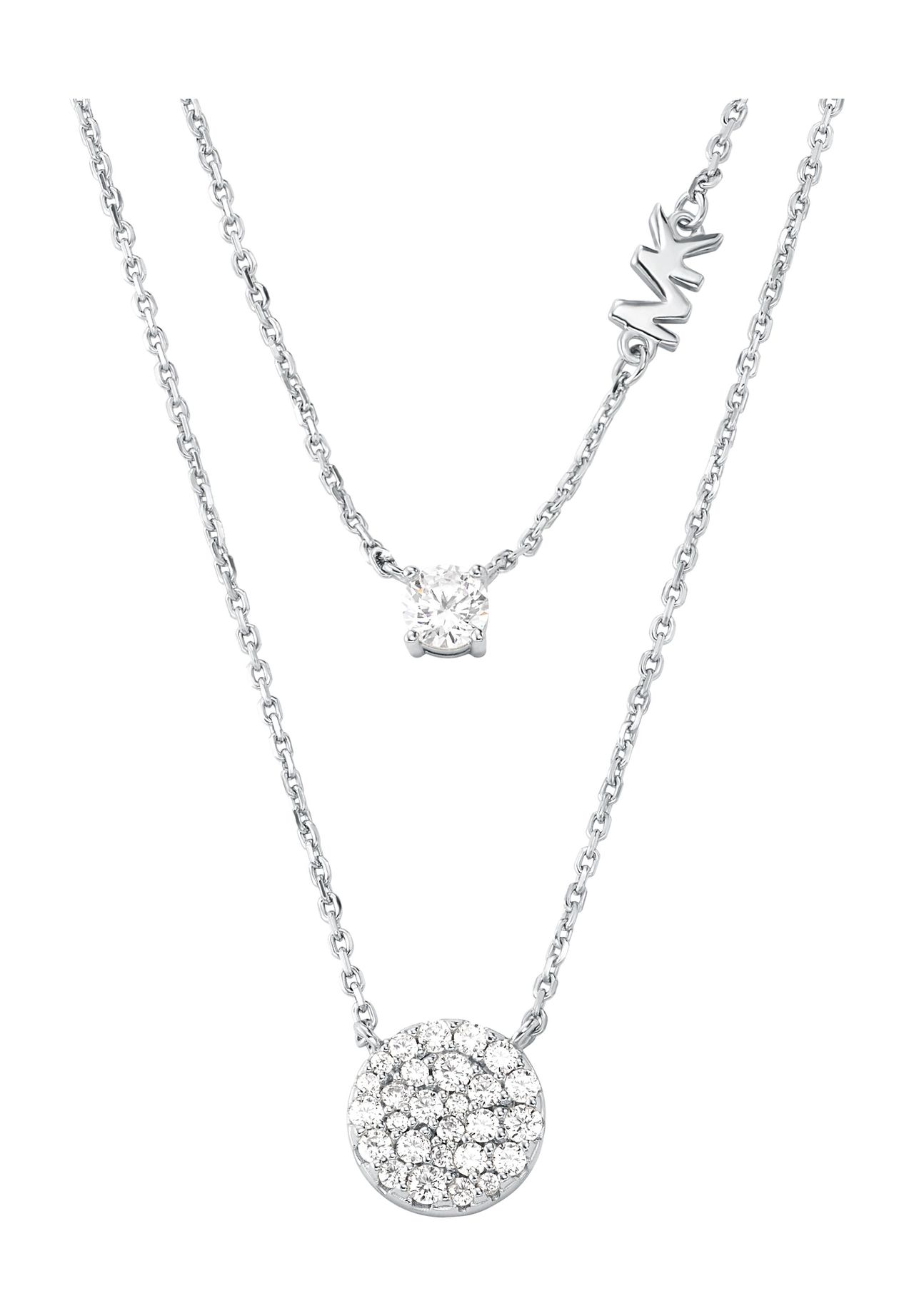 MICHAEL KORS PREMIUM Damen Kette mit Anhänger, 925er Silber | GALERIA