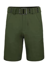 normani® - Chino Shorts „Gobi“ mit Gürtel „Taklamakan“ - Anthrazit