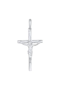 elli. - Anhänger Kreuz Kruzifix Religion 925 Silber - Gold